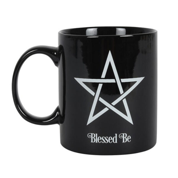 Grote mok Blessed Be pentagram