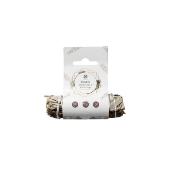 Balance White Sage & Black Sage Smudge Stick